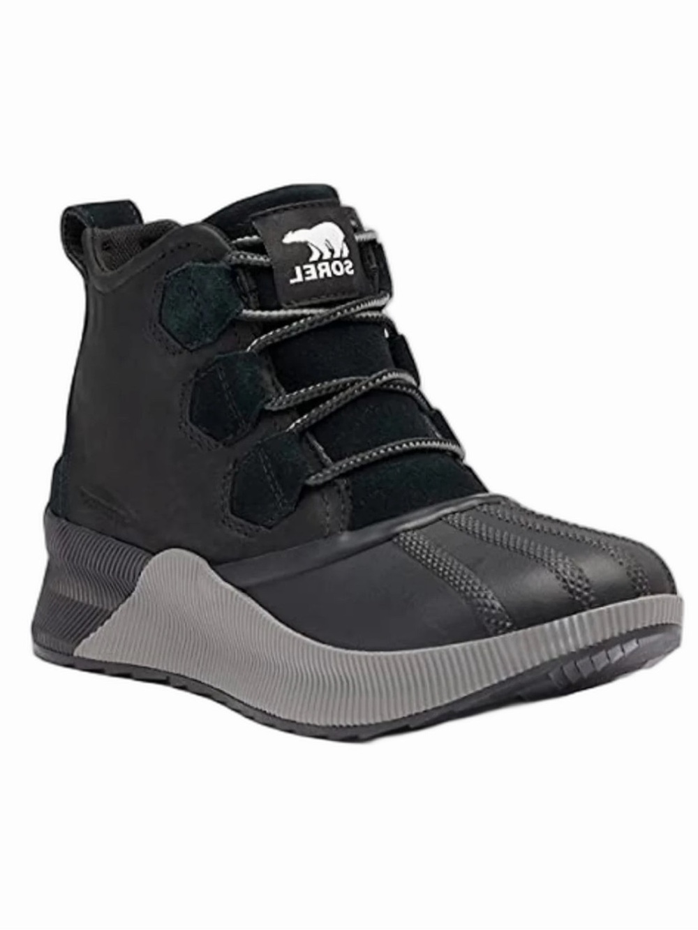 Sorel Women’s Out N About lll Black Boots 10 Classic Grain Leather Waterproof